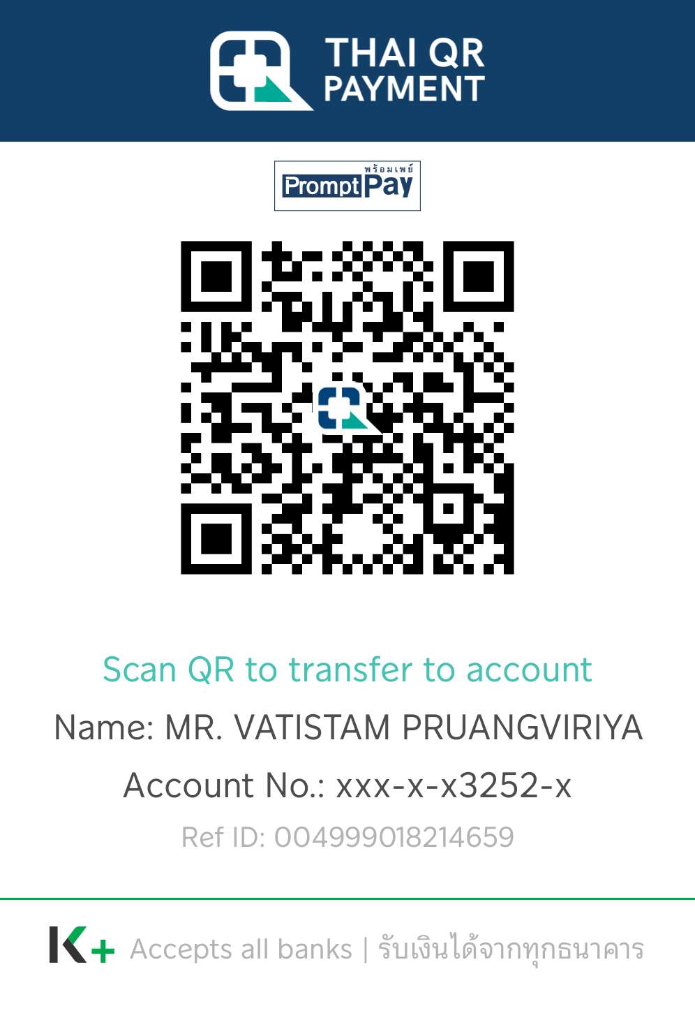 PromptPay QR Code